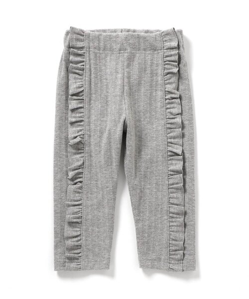 apres les cours(アプレレクール)の「サイドフリルひんやりレギンス(レギンス/スパッツ・キッズ・グレー/アイボリー/ブラック・100/80/130/120/110/90)」の11枚目の写真