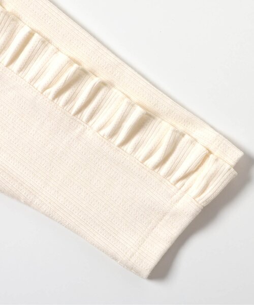 apres les cours(アプレレクール)の「サイドフリルひんやりレギンス(レギンス/スパッツ・キッズ・グレー/アイボリー/ブラック・100/80/130/120/110/90)」の16枚目の写真