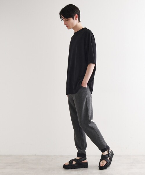 tk.TAKEO KIKUCHI（ティーケータケオキクチ）の「◆【UV／接触冷感】切替アソートTシャツ（Tシャツ/カットソー・メンズ・ホワイト/ブラック/ネイビー系4/オリーブ系3/ブラック系4・01/02/03/04）」の16枚目の写真