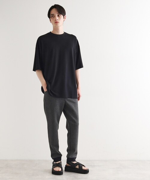 tk.TAKEO KIKUCHI（ティーケータケオキクチ）の「◆【UV／接触冷感】切替アソートTシャツ（Tシャツ/カットソー・メンズ・ホワイト/ブラック/ネイビー系4/オリーブ系3/ブラック系4・01/02/03/04）」の17枚目の写真