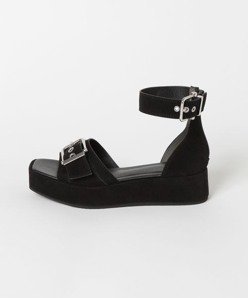 JEANASIS（ジーナシス）の「Ｗクラスプフラットサンダル/329243（サンダル・レディース・ブラウン/パイソン/ブラック・LARGE/MEDIUM）」の14枚目の写真