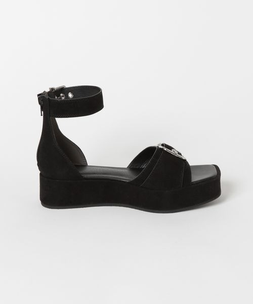 JEANASIS（ジーナシス）の「Ｗクラスプフラットサンダル/329243（サンダル・レディース・ブラウン/パイソン/ブラック・LARGE/MEDIUM）」の13枚目の写真