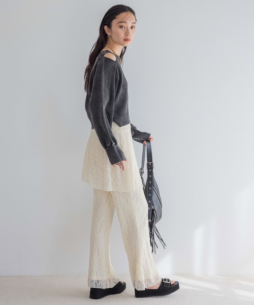 JEANASIS（ジーナシス）の「Ｗクラスプフラットサンダル/329243（サンダル・レディース・ブラウン/パイソン/ブラック・LARGE/MEDIUM）」の18枚目の写真