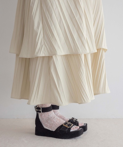 JEANASIS（ジーナシス）の「Ｗクラスプフラットサンダル/329243（サンダル・レディース・ブラウン/パイソン/ブラック・LARGE/MEDIUM）」の19枚目の写真