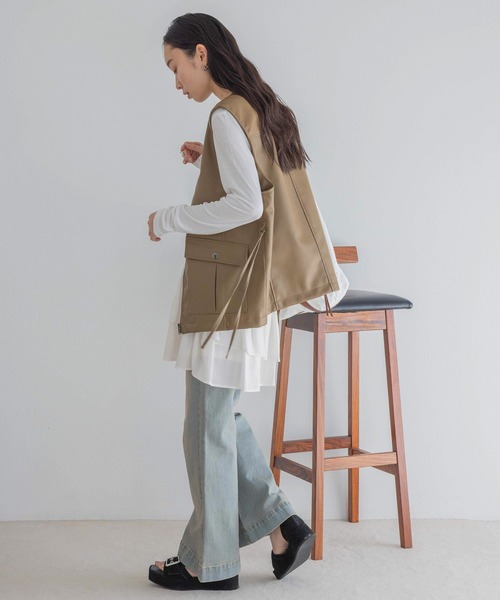 JEANASIS（ジーナシス）の「Ｗクラスプフラットサンダル/329243（サンダル・レディース・ブラウン/パイソン/ブラック・LARGE/MEDIUM）」の22枚目の写真