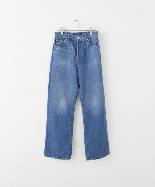 Authen　デニム NANO universe ジーンズ AUTHENコラボ SILKNIZED DENIM ワイド