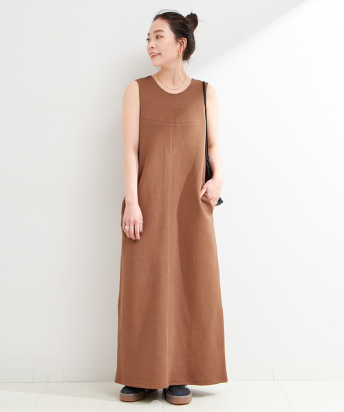 B.C STOCK(ベーセーストック)の「ウォッシャブル / Iラインノースリワンピース(ワンピース・レディース・ブラウン/ライトグリーン/ブラック・SMALL/MEDIUM)」の9枚目の写真