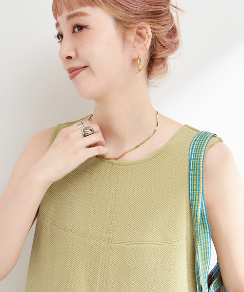 B.C STOCK(ベーセーストック)の「ウォッシャブル / Iラインノースリワンピース(ワンピース・レディース・ブラウン/ライトグリーン/ブラック・SMALL/MEDIUM)」の17枚目の写真