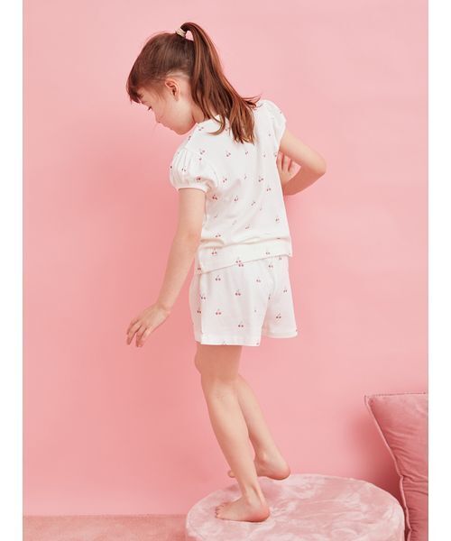 セール】【KIDS】チェリー柄ショートパンツ（ルームウェア