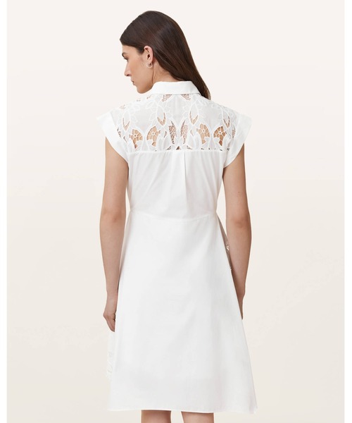 ALLSAINTS（オールセインツ）の「ZOLA BRODERIE ANGLAISE MINI DRESS | ZOLA ブロデリー アングレーズ ミニ ドレス・ワンピース（シャツワンピース・レディース・ホワイト系その他・4/6/8/10/2）」の7枚目の写真