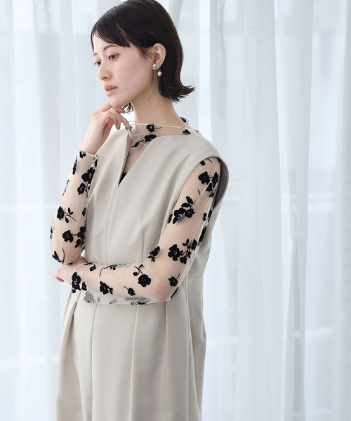 エムズグレイシー　シースルー　花柄トップス エムズグレイシー シースルー 花柄トップス エムズグレイシー M'S