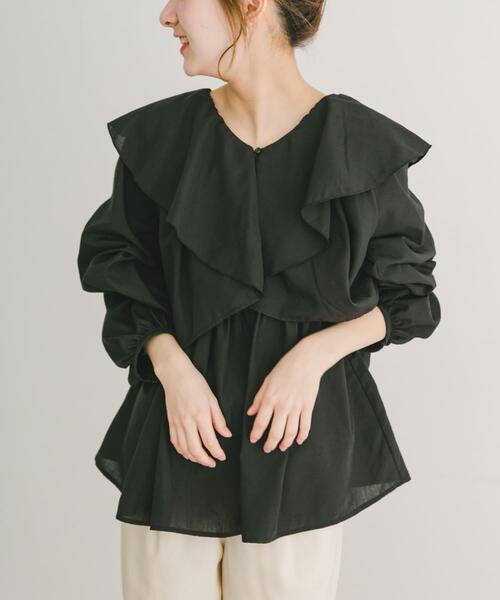 ITEMS URBANRESEARCH(アイテムズ アーバンリサーチ)の「キャミソール×ボレロセット(シャツ/ブラウス・レディース・ベージュ系その他/ブラック・FREE)」の3枚目の写真