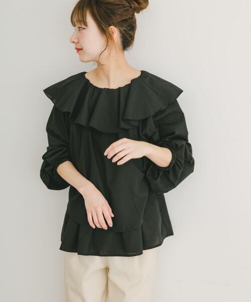 ITEMS URBANRESEARCH(アイテムズ アーバンリサーチ)の「キャミソール×ボレロセット(シャツ/ブラウス・レディース・ベージュ系その他/ブラック・FREE)」の4枚目の写真