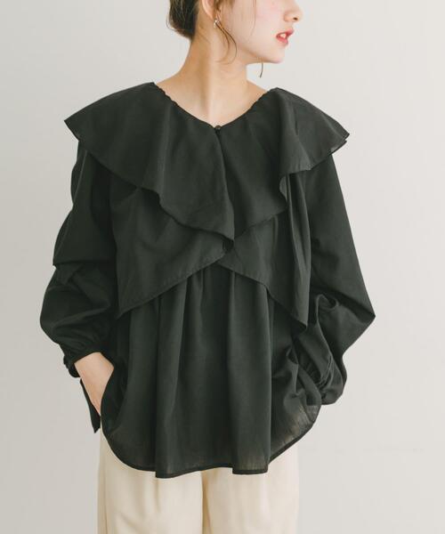 ITEMS URBANRESEARCH(アイテムズ アーバンリサーチ)の「キャミソール×ボレロセット(シャツ/ブラウス・レディース・ベージュ系その他/ブラック・FREE)」の5枚目の写真