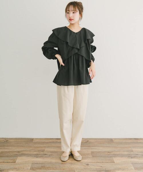 ITEMS URBANRESEARCH(アイテムズ アーバンリサーチ)の「キャミソール×ボレロセット(シャツ/ブラウス・レディース・ベージュ系その他/ブラック・FREE)」の7枚目の写真
