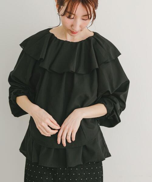 ITEMS URBANRESEARCH(アイテムズ アーバンリサーチ)の「キャミソール×ボレロセット(シャツ/ブラウス・レディース・ベージュ系その他/ブラック・FREE)」の10枚目の写真