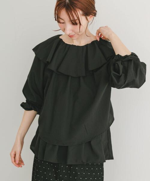 ITEMS URBANRESEARCH(アイテムズ アーバンリサーチ)の「キャミソール×ボレロセット(シャツ/ブラウス・レディース・ベージュ系その他/ブラック・FREE)」の11枚目の写真