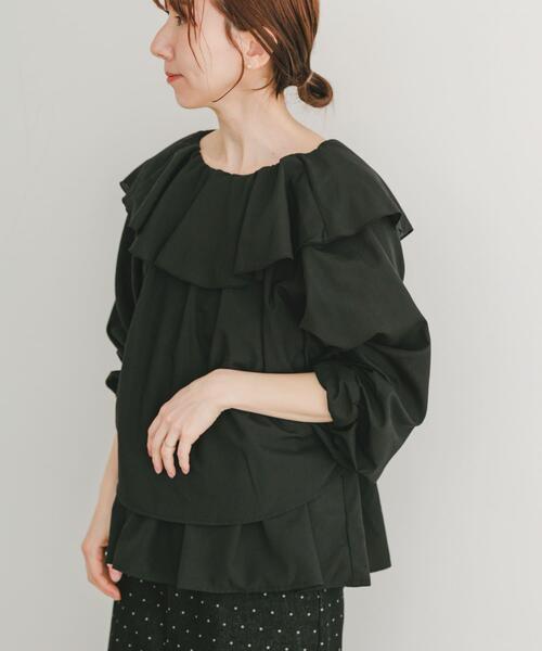 ITEMS URBANRESEARCH(アイテムズ アーバンリサーチ)の「キャミソール×ボレロセット(シャツ/ブラウス・レディース・ベージュ系その他/ブラック・FREE)」の12枚目の写真