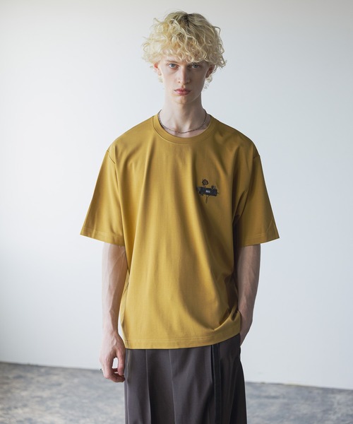 セール】【接触冷感】タグロゴシシュウカットソー(HARE)（Tシャツ