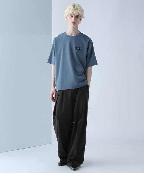 セール】【接触冷感】タグロゴシシュウカットソー(HARE)（Tシャツ