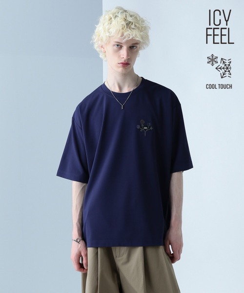 セール】【接触冷感】タグロゴシシュウカットソー(HARE)（Tシャツ