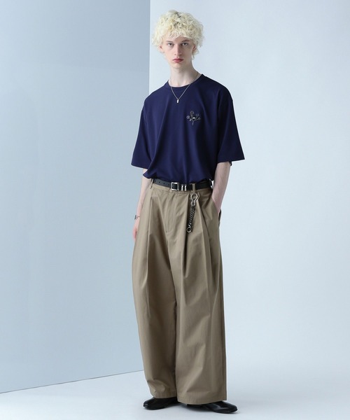 セール】【接触冷感】タグロゴシシュウカットソー(HARE)（Tシャツ