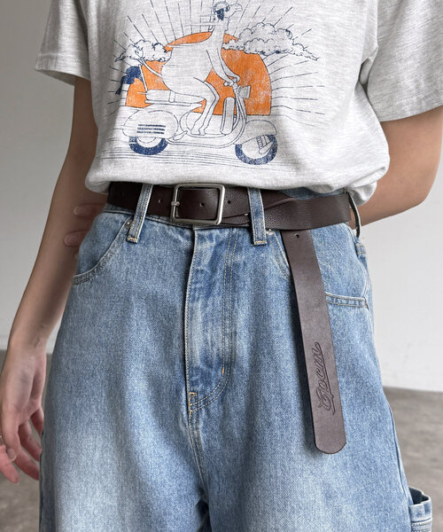 CPCM(シーピーシーエム)の「しぼ皮ベルト(ベルト・レディース・ブラウン/ブラック/キャメル/ブラック系その他/ブラウン系その他・FREE)」の4枚目の写真