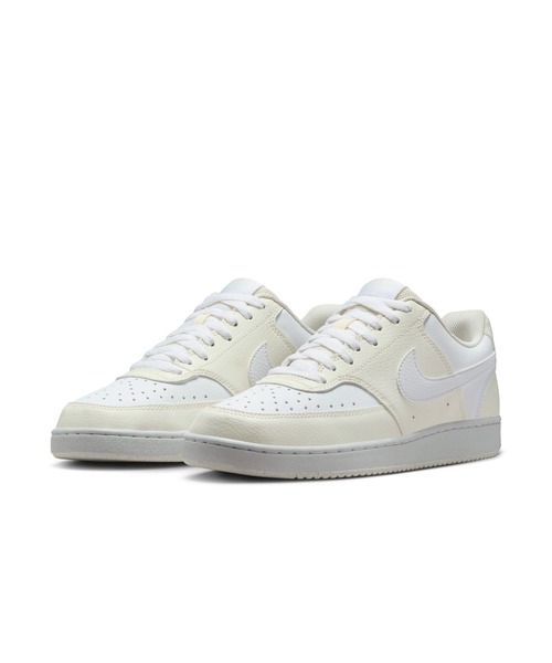 NIKE(ナイキ)の「ナイキ NIKE ナイキ コート ビジョン LO NN(スニーカー・レディース・ホワイト×ホワイト・26.0cm/23.5cm/24.5cm/25.5cm/23.0cm/24.0cm/25.0cm)」の3枚目の写真