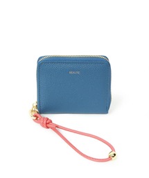 Beau're（ヴュレ）の「【BEAURE/ビュレ】カウレザー　ハンドストラップ付きバイカラーラウンドミニウォレット（財布）」