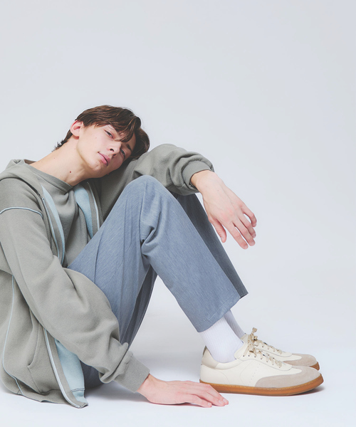 アルフレッド・バニスター（alfredoBANNISTER）/【WEB別注】トレーナータイプ レザースニーカー セール】【WEB別注】トレーナータイプ レザースニーカー（スニーカー