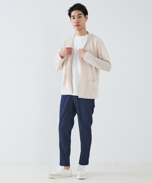 alfredoBANNISTER(アルフレッドバニスター)の「【WEB別注】トレーナータイプ レザースニーカー(スニーカー・メンズ・グレイッシュブルー/ベージュ/ホワイト・44/40/41/42/43/45/39)」の19枚目の写真