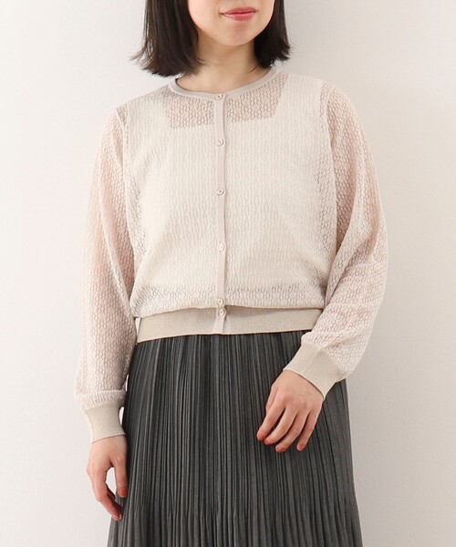 美品★NOLLEY'S ノーリーズ ホールガーメントラメガーターニット NOLLEY'S（ノーリーズ）の「ラメガーターホールガーメントプル