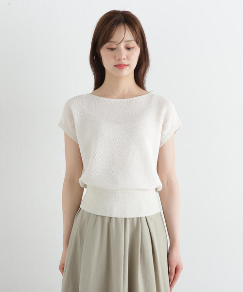 PROPORTION BODY DRESSING(プロポーションボディドレッシング)の「ラメルーズニット / 1215170509(ニット/セーター・レディース・ベージュ/ホワイト系その他/ブルー・FREE)」の6枚目の写真