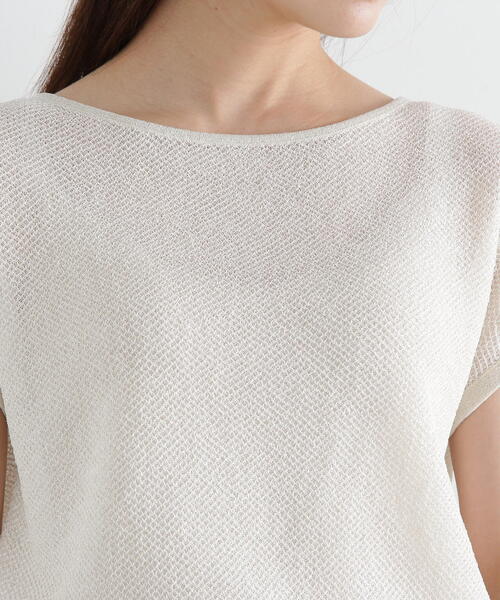 PROPORTION BODY DRESSING(プロポーションボディドレッシング)の「ラメルーズニット / 1215170509(ニット/セーター・レディース・ベージュ/ホワイト系その他/ブルー・FREE)」の9枚目の写真