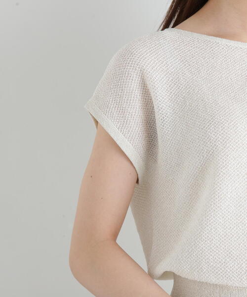 PROPORTION BODY DRESSING(プロポーションボディドレッシング)の「ラメルーズニット / 1215170509(ニット/セーター・レディース・ベージュ/ホワイト系その他/ブルー・FREE)」の10枚目の写真