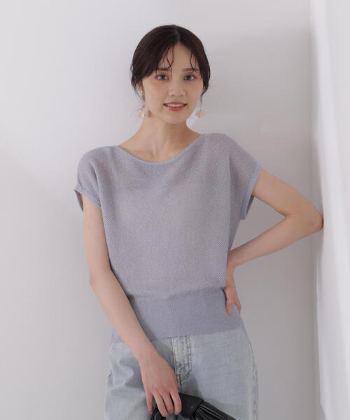PROPORTION BODY DRESSING(プロポーションボディドレッシング)の「ラメルーズニット / 1215170509(ニット/セーター・レディース・ベージュ/ホワイト系その他/ブルー・FREE)」の16枚目の写真