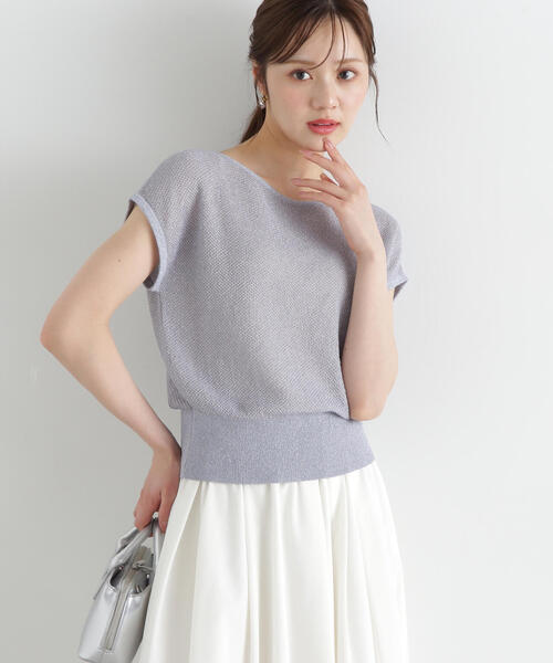 PROPORTION BODY DRESSING(プロポーションボディドレッシング)の「ラメルーズニット / 1215170509(ニット/セーター・レディース・ベージュ/ホワイト系その他/ブルー・FREE)」の21枚目の写真