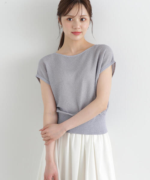 PROPORTION BODY DRESSING(プロポーションボディドレッシング)の「ラメルーズニット / 1215170509(ニット/セーター・レディース・ベージュ/ホワイト系その他/ブルー・FREE)」の22枚目の写真