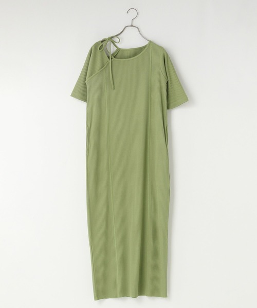 セール】ネックリボンカットワンピース 326155（ワンピース）｜LOWRYS