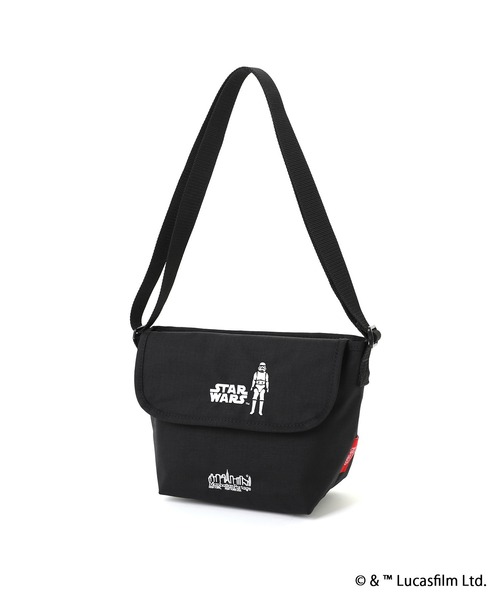 Manhattan Portage(マンハッタンポーテージ)の「NYLON MESSENGER BAG(XXS) BACK POCKET W/ DIVIDER MAGNET 2025 /STAR WARS(メッセンジャーバッグ・メンズ・ブラック・X-SMALL)」の5枚目の写真