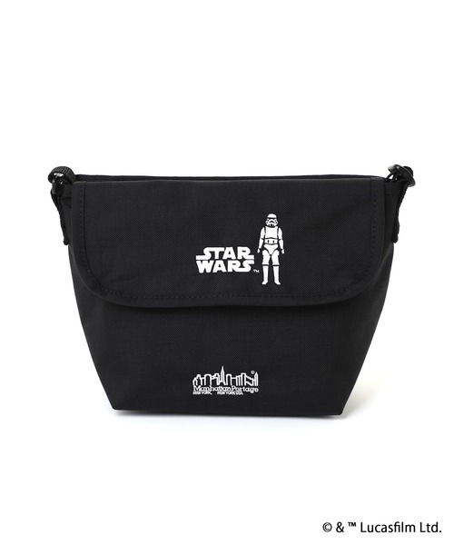 Manhattan Portage(マンハッタンポーテージ)の「NYLON MESSENGER BAG(XXS) BACK POCKET W/ DIVIDER MAGNET 2025 /STAR WARS(メッセンジャーバッグ・メンズ・ブラック・X-SMALL)」の6枚目の写真