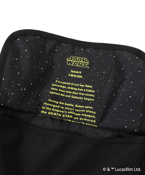 Manhattan Portage(マンハッタンポーテージ)の「NYLON MESSENGER BAG(XXS) BACK POCKET W/ DIVIDER MAGNET 2025 /STAR WARS(メッセンジャーバッグ・メンズ・ブラック・X-SMALL)」の10枚目の写真