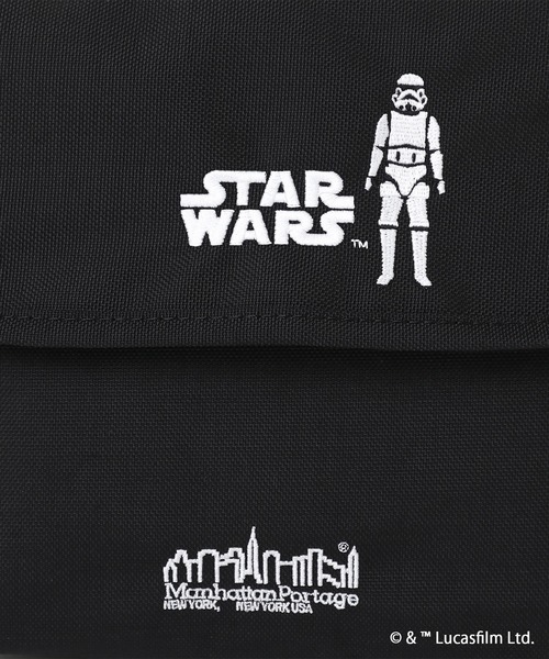 Manhattan Portage(マンハッタンポーテージ)の「NYLON MESSENGER BAG(XXS) BACK POCKET W/ DIVIDER MAGNET 2025 /STAR WARS(メッセンジャーバッグ・メンズ・ブラック・X-SMALL)」の11枚目の写真