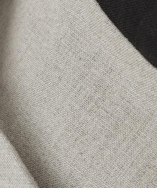 OPAQUE.CLIP（オペークドットクリップ）の「リネンバイカラーハット（ハット・レディース・ブラック系/キャメル・00）」の8枚目の写真