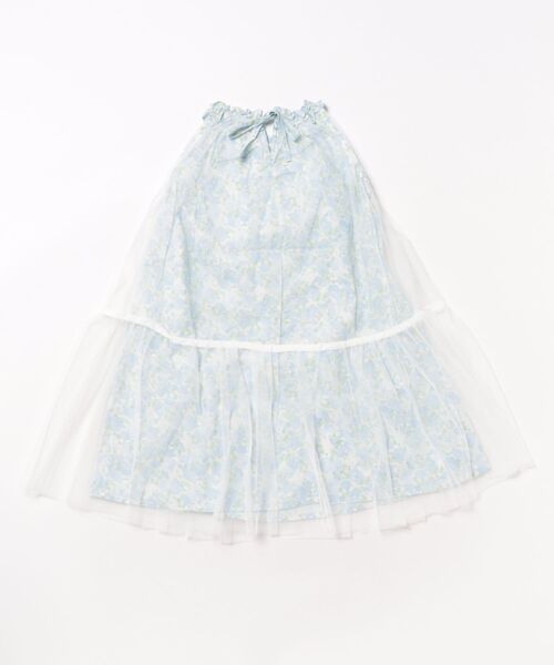 aimoha(アイモハ)の「フラワープリントチュールドレス (SS)(ワンピース・キッズ・パープル/ブルー・110/120/130/140/150)」の16枚目の写真