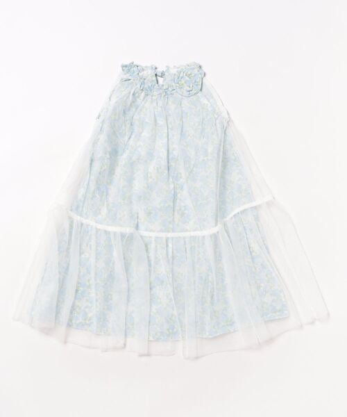 aimoha(アイモハ)の「フラワープリントチュールドレス (SS)(ワンピース・キッズ・パープル/ブルー・110/120/130/140/150)」の17枚目の写真