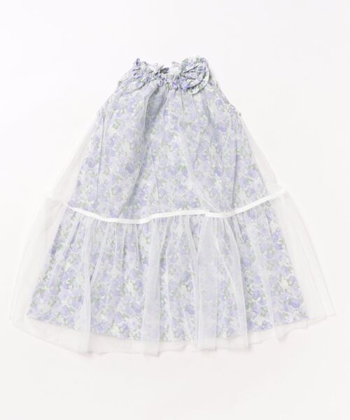 aimoha(アイモハ)の「フラワープリントチュールドレス (SS)(ワンピース・キッズ・パープル/ブルー・110/120/130/140/150)」の18枚目の写真