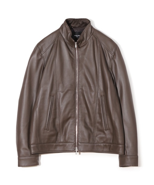 値下げ　MEN'S BIGI L サイズ　ライダーズジャケット　メンズビギ MENS BIGI×DENHAM】コラボレザージャケット｜メンズ