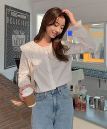 urge： | 【URGE：】レース ビックカラー ブラウス(シャツ/ブラウス)