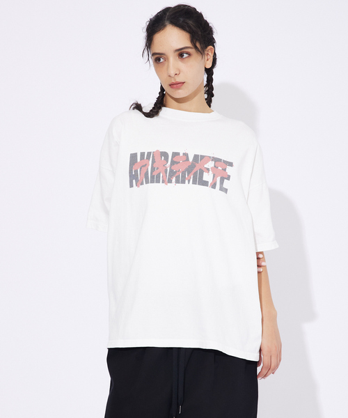 新品未使用タグ付き】REMI RELIEF/レミ レリーフコットンTシャツ REMI RELIEF / レミ レリーフ】 AKIRAMETE MESSAGE BIGTシャツ